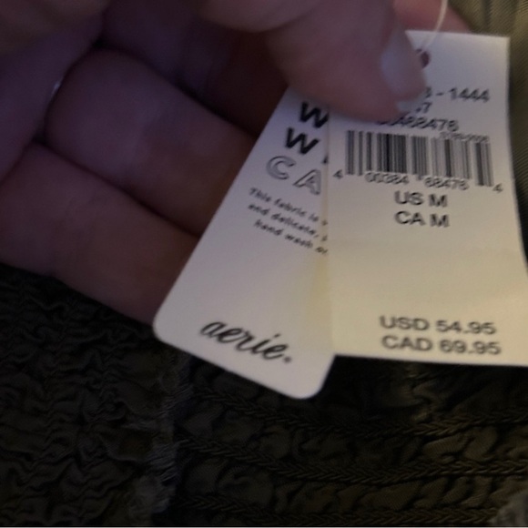 Aerie Olive Green Maxi Skirt - Picture 2 of 3